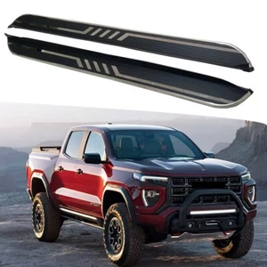Aluminum Fixed Running Board fits for GMC Canyon 2023-2025 Side Step Nerf Bar - Imagen 1 de 10