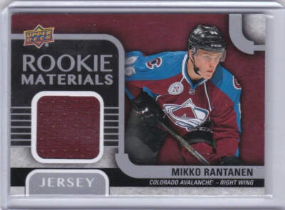2015 2015-16 UPPER DECK MIKKO RANTANEN ROOKIE MATERIALS JERSEY RM-MR AVALANCHE - Image 1 of 2