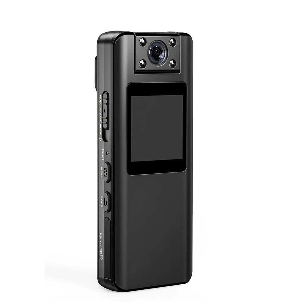 BOBLOV A22 Body Mini Camera 1080P HD Body Worn Camera For Law Enforcement Travel - Image 1 of 4
