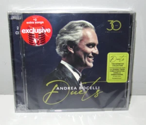 Andrea Bocelli: Duets CD NEW Target Exclusive w/ 2 Extra Songs 30th Anniversary - Picture 1 of 2