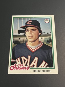 1978 Topps - #537 Bruce Bochte Indians!! Excellent!! 👀⚾️🔥