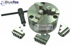 100 MM 3 BACKEN SELBSTZENTRIERENDES SPUTTER MIT WENDBACKEN (FRONTHALTERUNG) - Bild 1 von 4