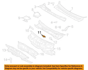 FORD OEM 05-19 Five Hundred Rear Body-Rear Body Panel Plug 377977S - Picture 1 of 2