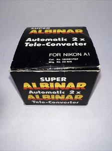 Super Albinar Auto Tele Converter 2X For Nikon-AI Caps,Case In Box Never Used - Picture 1 of 7