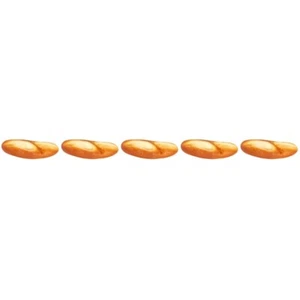 5 Stück Simulationsbrotmodell, künstliches Brot, , Fotografie, gefälschtes - Zdjęcie 1 z 12
