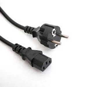 Stromkabel Schuko Netzstecker auf IEC C13 Buchse 2m 2 Meter - Bild 1 von 2
