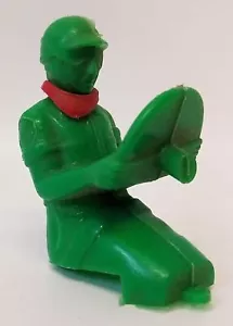 Vintage 1950-60's HERKIMER OK Cub Hot Rod Tether Car Seated Green Driver - Picture 1 of 1
