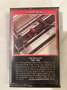 The Beatles Red Cassette Tape 1962-1966  Capitol Records John Paul George Ringo - Picture 1 of 3