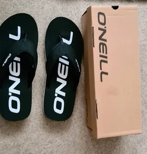 O'Neill flip flops in black NEW - Picture 1 of 6