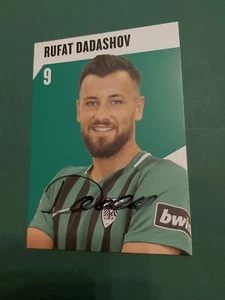 Prusia Münster, R. Dadashov, tarjeta de autógrafo, fútbol - Imagen 1 de 2