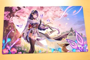 No.1029 Genshin Impact Raiden Shogun Gaming Mat Mouse Pad Desk Mat CCG Playmat - Foto 1 di 2