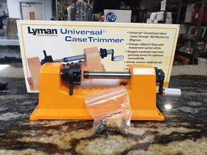 Lyman Universal Case Trimmer w/ 9 Pilots, .17 Cal - .458 Cal, Orange - 7862000 - Picture 1 of 8