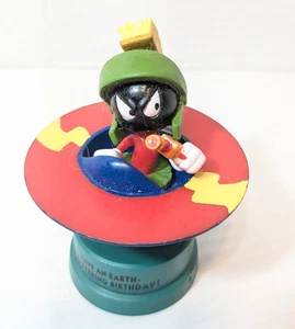1994 Marvin The Martian UFO Spaceship PVC Figure Cake Topper Birthday Applause - Picture 1 of 9
