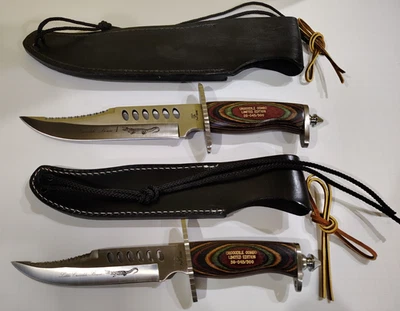 Conjunto de facas edição limitada muito raro Japão talheres geada crocodilo Bowie I 45/500 - Imagem 1 de 4