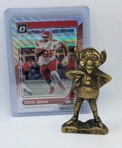 2024 Panini Donruss Optic - Chris Jones #89 Holo Prizm Silver Wave /300 - Bild 1 von 3