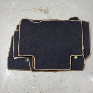 Lexus NX300 2015-2021 OEM Black Carpet Floor Mats W/ Brown Trim - Bild 1 von 5