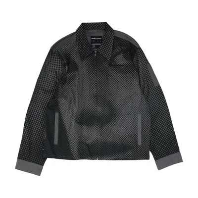 Chaqueta de Trabajo The Hundreds Face Gris Pesado Algodón Sarga GRANDE Para Hombre Foto 1 de 3