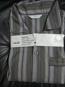 herren schlafanzug set langarm Xxl 47/49 Brustumfang - Bild 1 von 4