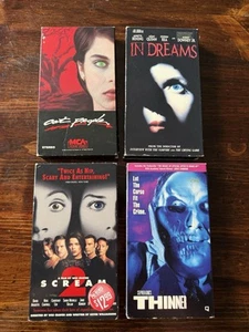 VHS Horror Lot Used Cat People, Scream 2, Thinner, In Dreams See Description - Picture 1 of 7