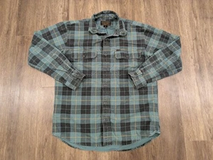 C.C Filson Flannel Shirt Men's Medium Alaskan Guide Field Button Up - Picture 1 of 7