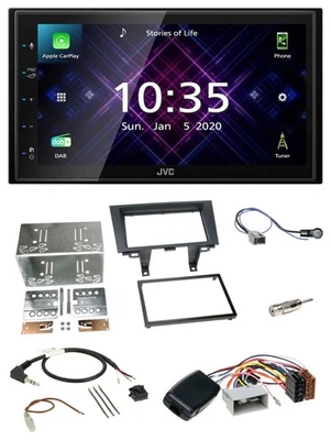 JVC DAB 2DIN Lenkrad Bluetooth USB Autoradio für Honda CRV 2006-2012 - Bild 1 von 4