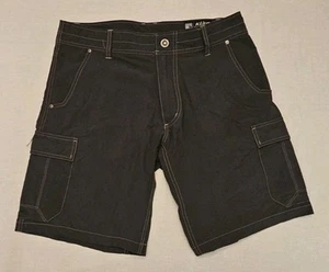 Kuhl Shorts Mens 32x10 Dark Grey Renegade Ten Inch Inseam Camp Hike Utility EUC - Picture 1 of 11