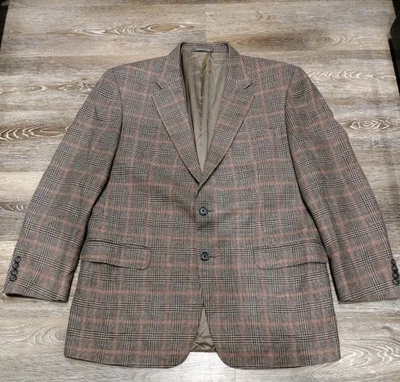 Chaqueta Blazer Corneliani Lana Virgen Mohair Cachemira Ventana Doble Ventilación 42R EE. UU. Foto 1 de 4