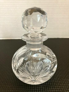 AMERICAN BRILLIANT CUT GLASS PERFUME BOTTLE ABCG - Picture 1 of 7