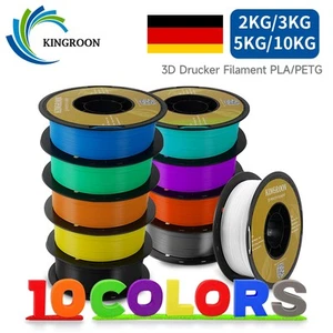 5KG PLA 1,75mm Filament Imprimante 3D Consommables Bobines Aléatoire Noir - Photo 1/9