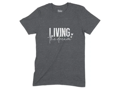 Camiseta gráfica LIVING the DREAM With Hearts Foto 1 de 4