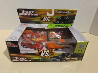Racing Champions The Fast and The Furious ‘93 Mazda RX-7  VS  Pontiac GTO  New - Image 1 of 4