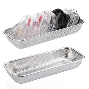 Paquete de 2 organizadores de tapa de vaso de acero inoxidable, organizador de tapa de tarro de masón, gabinete... - Imagen 1 de 9