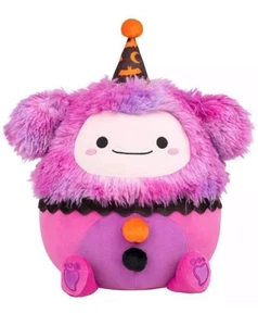 Squishmallows Halloween Woxie the Magenta Bigfoot 12-Inch Plush - Picture 1 of 9