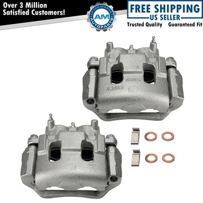 Front Brake Caliper Set Fits 2007-2014 Ford Edge 2007-2015 Lincoln MKX - Image 1 of 4