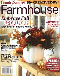 Country Sampler Farmhouse Style Magazine Autumn 2024 Embrace Fall Color - Bild 1 von 1