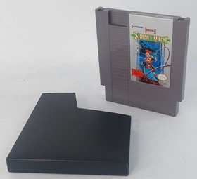 Nintendo Nes CastleVania 2 Simon's Quest Cart And Dust Cover