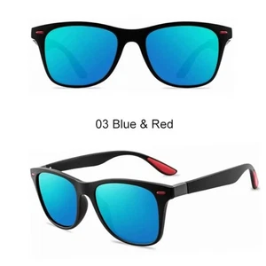 Gafas de sol polarizadas negro mate lentes dark Blues Brothers 5430 SBS - Imagen 1 de 4