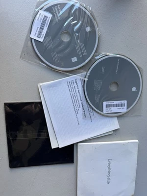Apple “Everything Else” Kit – Mac OS X Install Disc 1 & 2 + Docs – Original Set - Image 1 of 2