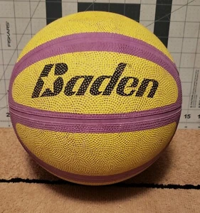 Retro Baden RARE Laker's Purple & Gold Color Full Size Basketball - Picture 1 of 7