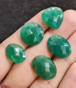 Onyx, Natural Green Onyx, Onyx Lot, Gemstone Lot, Green Onyx, Green Onyx Gemston - Picture 1 of 6