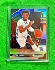 ASHTON HAGANS SILVER PRIZM ROOKIE CARD JERSEY #2 KENTUCKY RC TIMBERWOLVES 2020 
