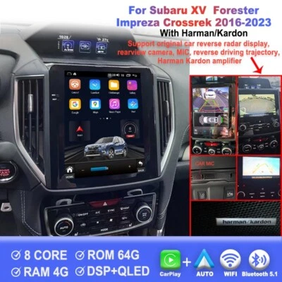 Android Car Radio Stereo for Subaru Forester Crossrek Impreza 2016 - 2023 - Image 1 of 4