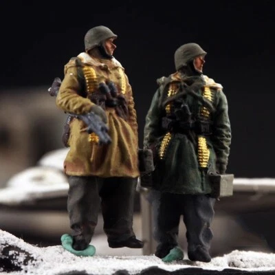 Resin 1/72 Diorama Miniature Toys German Soldier Kharkov 1943 Paint Dolls - Image 1 of 4