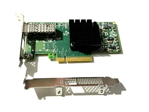 BOTH BRACKET CX4111A MELLANOX CONNECTX-4 LX SFP28 25GBE PCI-E NETWORK ADAPTER - Picture 1 of 4