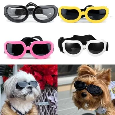 Protection for Small Doggles Pet Sunglasses Dog Goggles UV Sun Glasses Eye Wear - image 1 of 4
