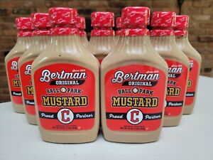 Ball Park Mustard Cleveland's Famous - Bertman Original - NINE -16 Oz. Bottles !