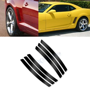 Gloss Black Door Side Lower Skirt Decal Accessories For Chevrolet Camaro 2010-15 - Picture 1 of 8