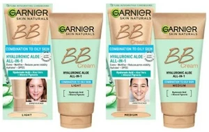 Garnier BB Cream For Combination Oily Skin SPF 25 Evens Mattifies Pores 50 ml - Picture 1 of 9