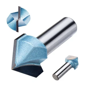 1/2" Shank 90 Degree x 32mm Diameter V Groove Router Bit - Picture 1 of 4