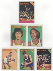 1975-76 Topps 6-Card Stars Lot w Boone Eakins Roche VINTAGE STAR EX-NM LOL2 - Picture 1 of 2